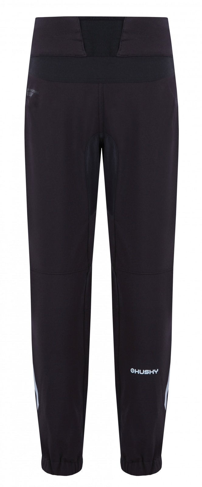 Husky Keson K 122, black Dětské softshell kalhoty