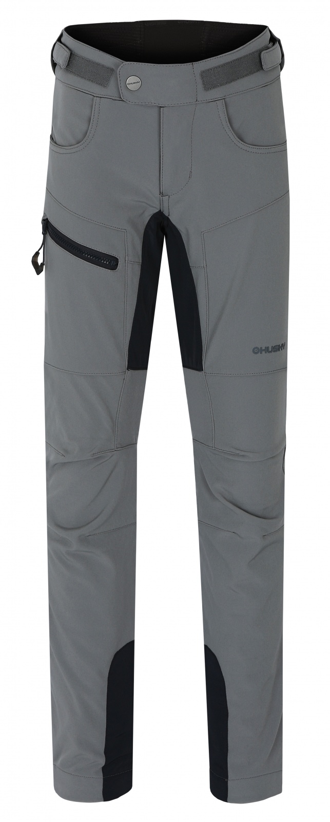Husky Keson K 134-140, šedá Dětské softshell kalhoty