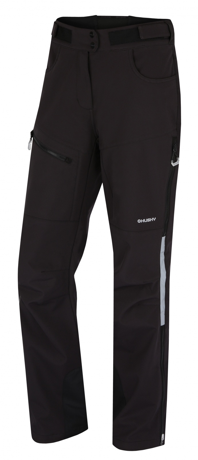 Husky Keson L M, black Dámské softshell kalhoty