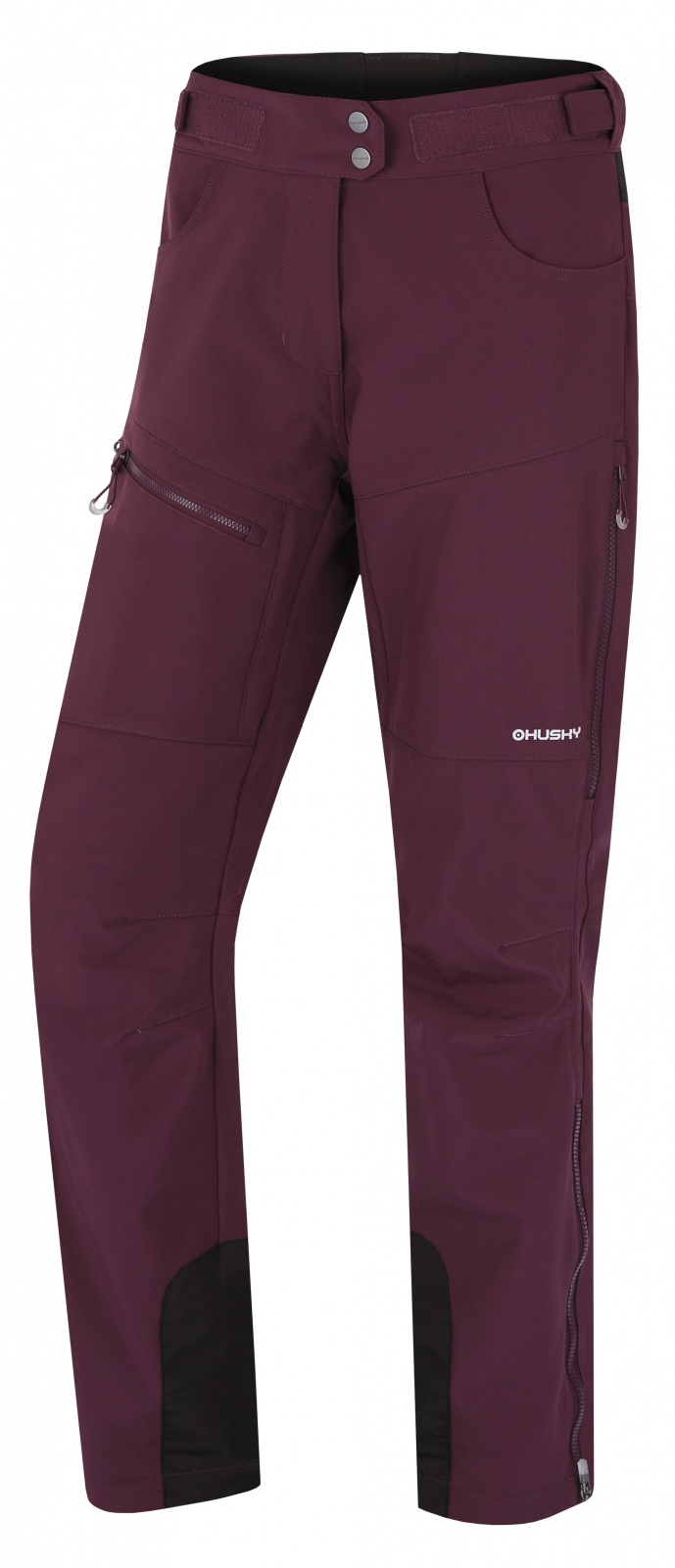 Husky Keson L S, purple Dámské softshell kalhoty