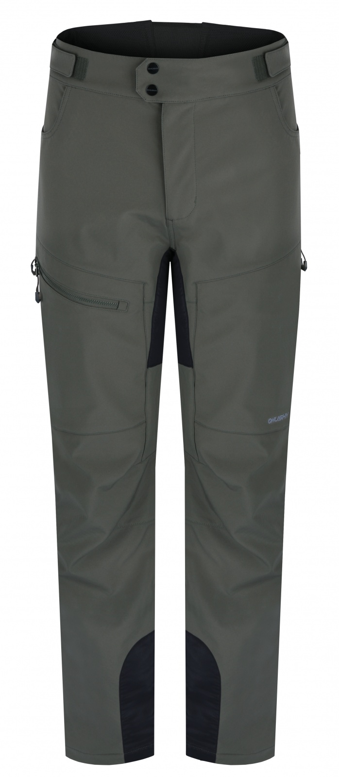Husky Keson M S, dark khaki Pánské softshell kalhoty (obrázek 3)