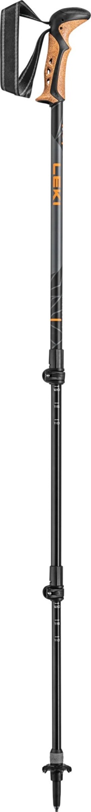 Leki Khumbu AS dark anthracite/orange/black Trekové hole