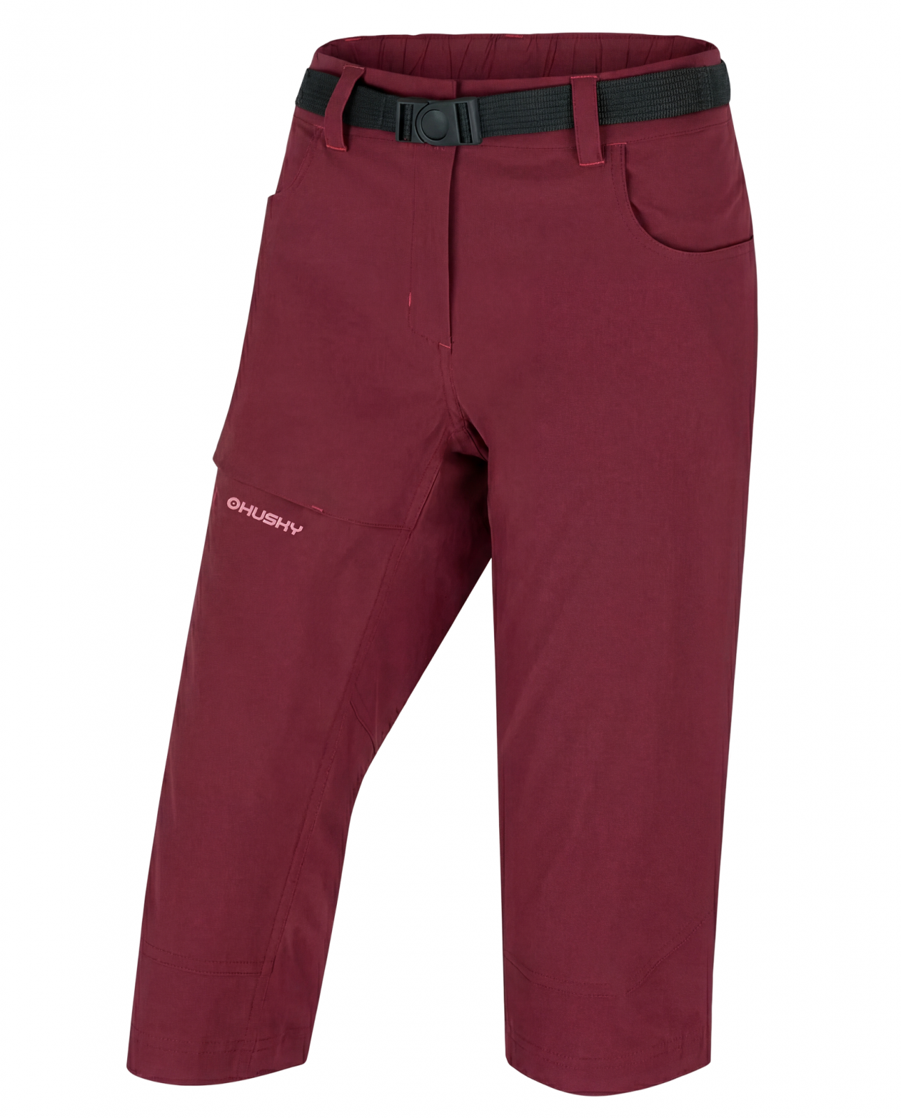 Husky Klumy L L, bordo Dámské 3/4 kalhoty