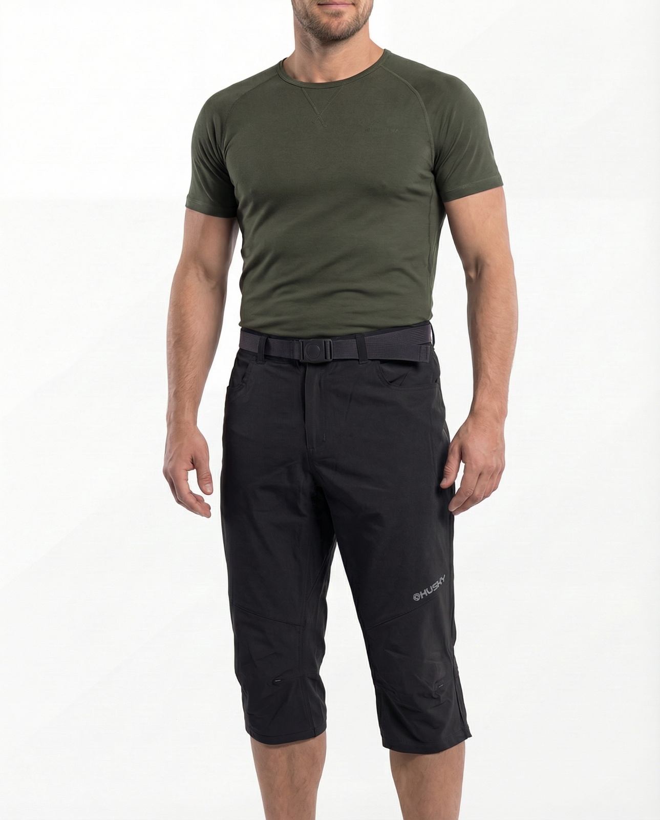 Husky Klumy M XXL, black Pánské 3/4 kalhoty