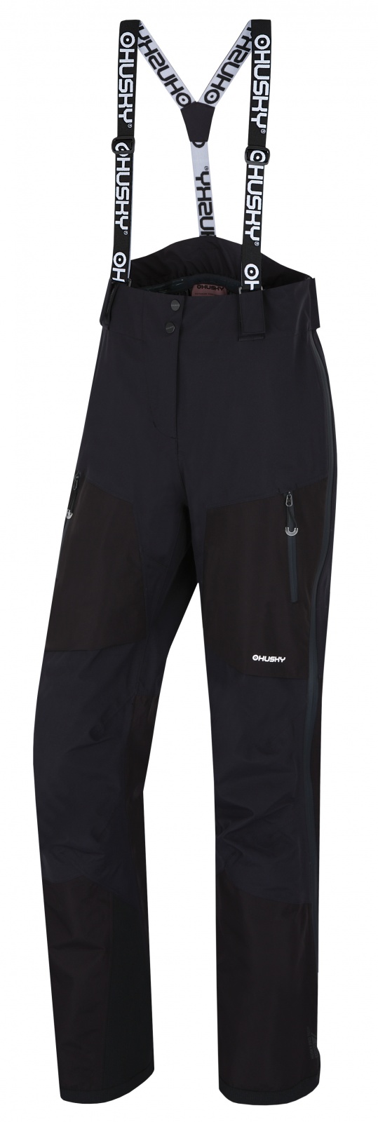 Husky Komy L S - long, black Dámské hardshell kalhoty