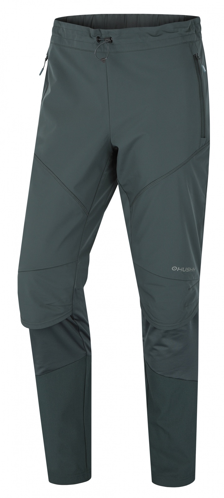 Husky Kulau M L, dark green Pánské softshellové kalhoty