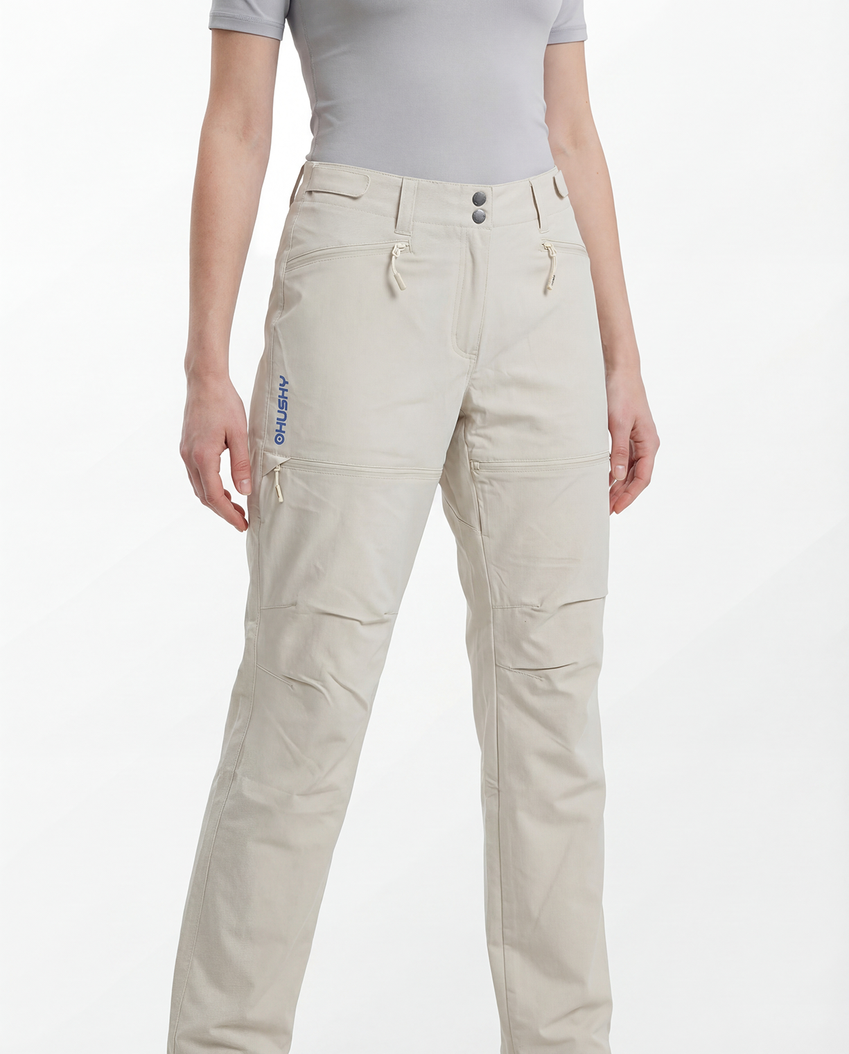 Husky Kusty L L, beige Dámské outdoor kalhoty