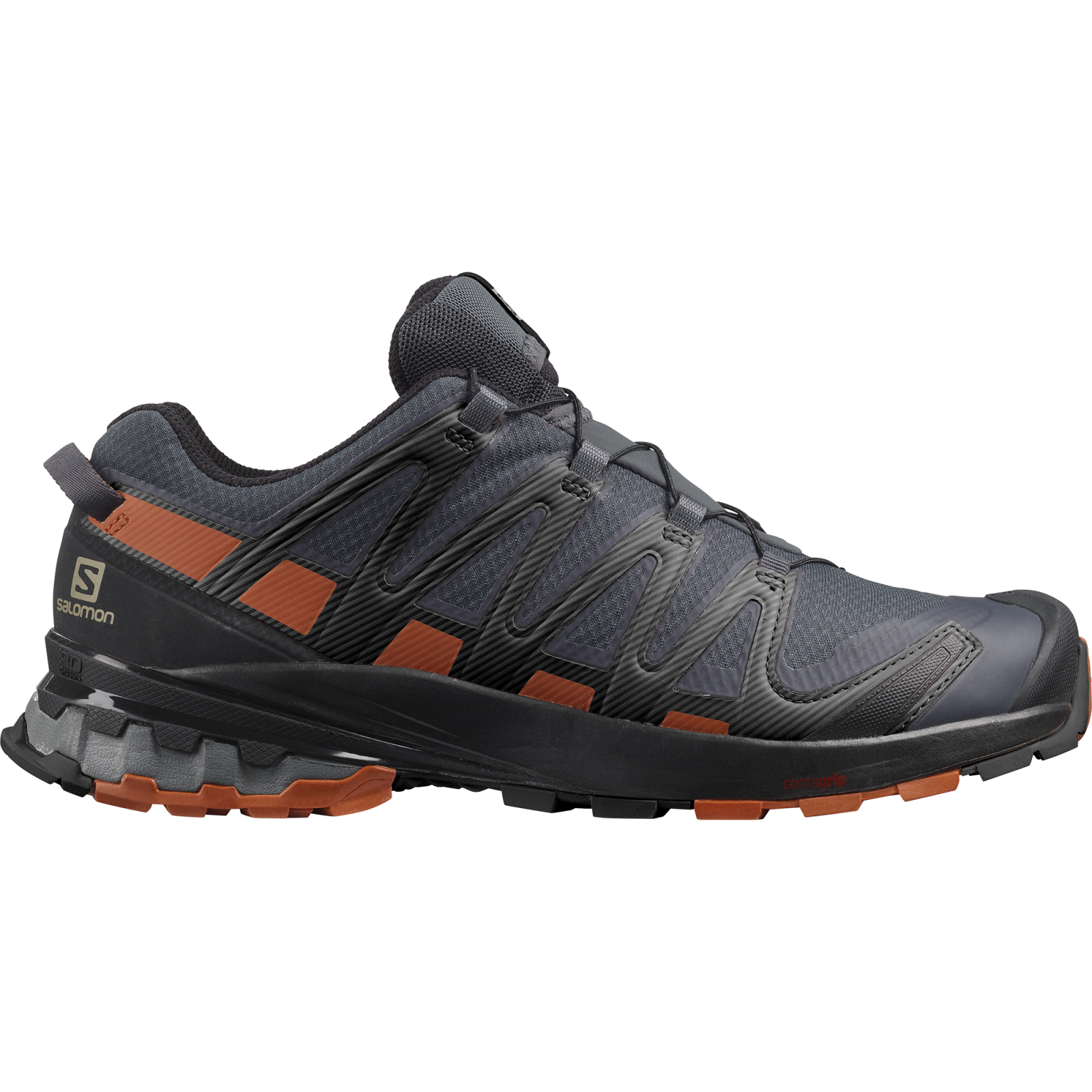 Salomon Xa Pro 3D V8 GTX Wide EU 44, Ebony/Caramel Cafe/Black Pánské boty (obrázek 9)