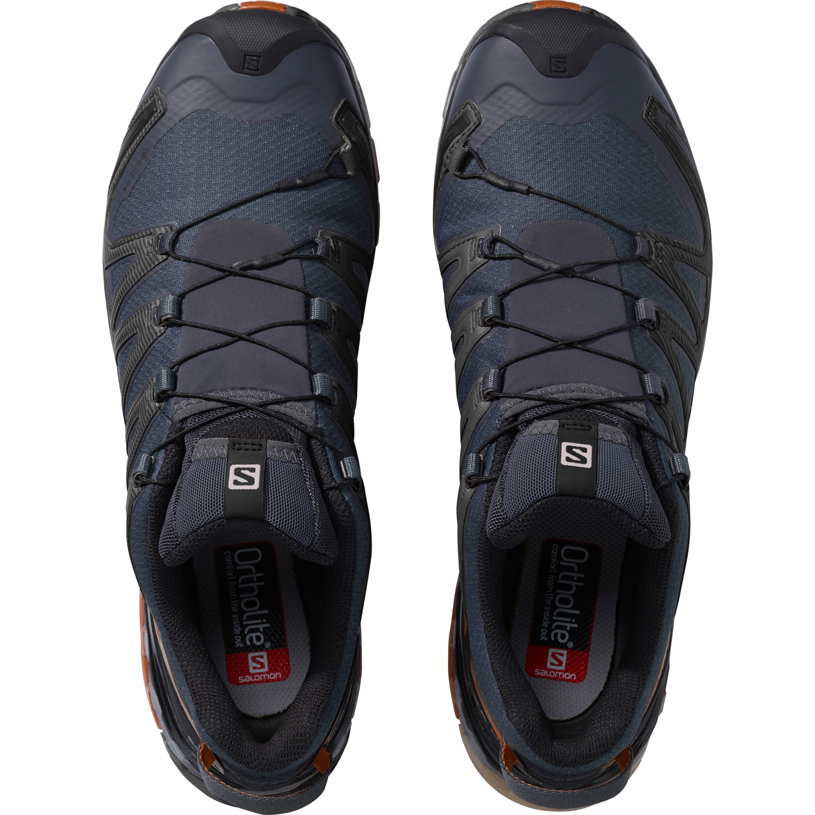 Salomon Xa Pro 3D V8 GTX Wide EU 44, Ebony/Caramel Cafe/Black Pánské boty (obrázek 4)