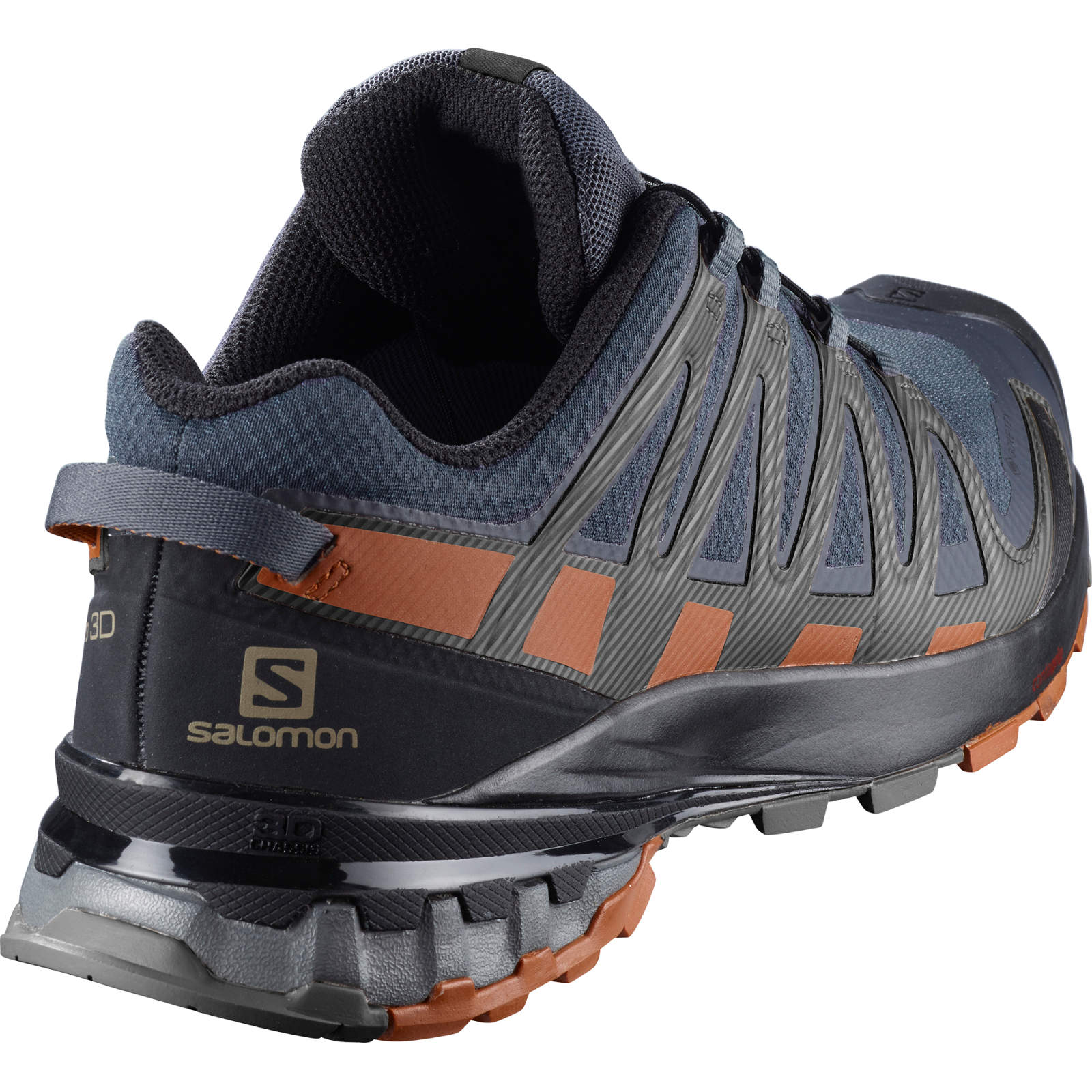 Salomon Xa Pro 3D V8 GTX Wide EU 44, Ebony/Caramel Cafe/Black Pánské boty (obrázek 5)