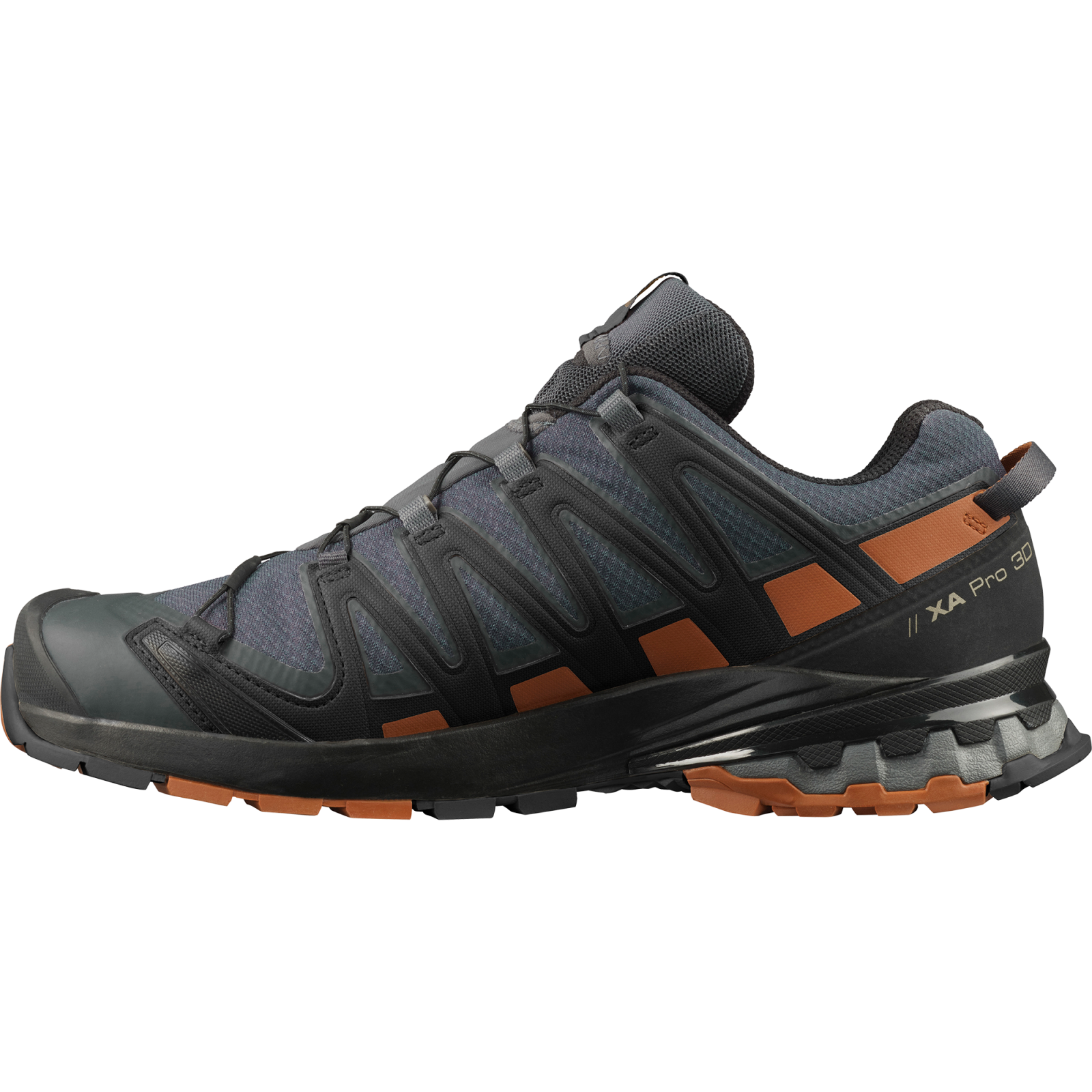 Salomon Xa Pro 3D V8 GTX Wide EU 44, Ebony/Caramel Cafe/Black Pánské boty (obrázek 8)