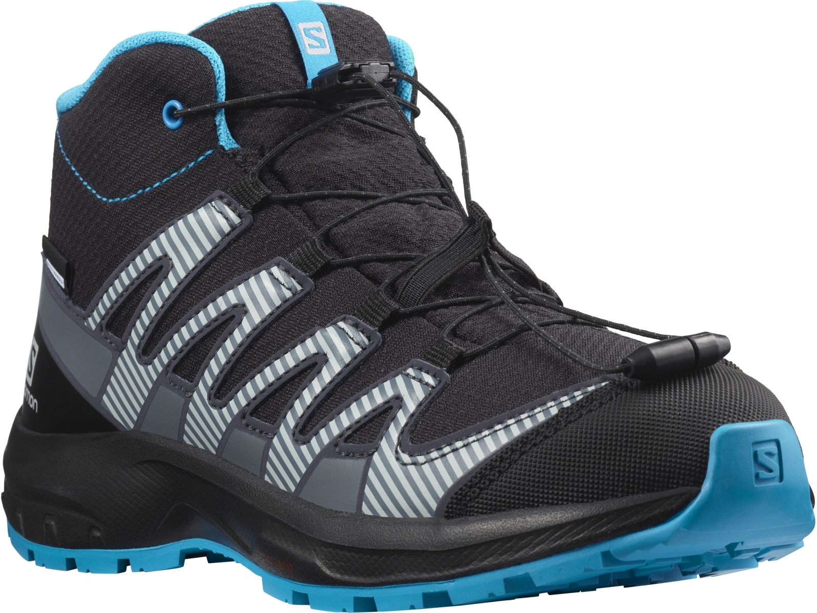 Salomon Xa Pro V8 Mid cswp EU 34, Black/Monument Dětské boty