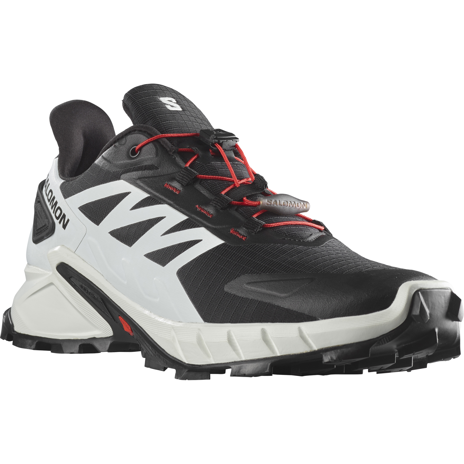 Salomon Supercross 4 EU 42, Black/White/Fiery Red Pánské boty