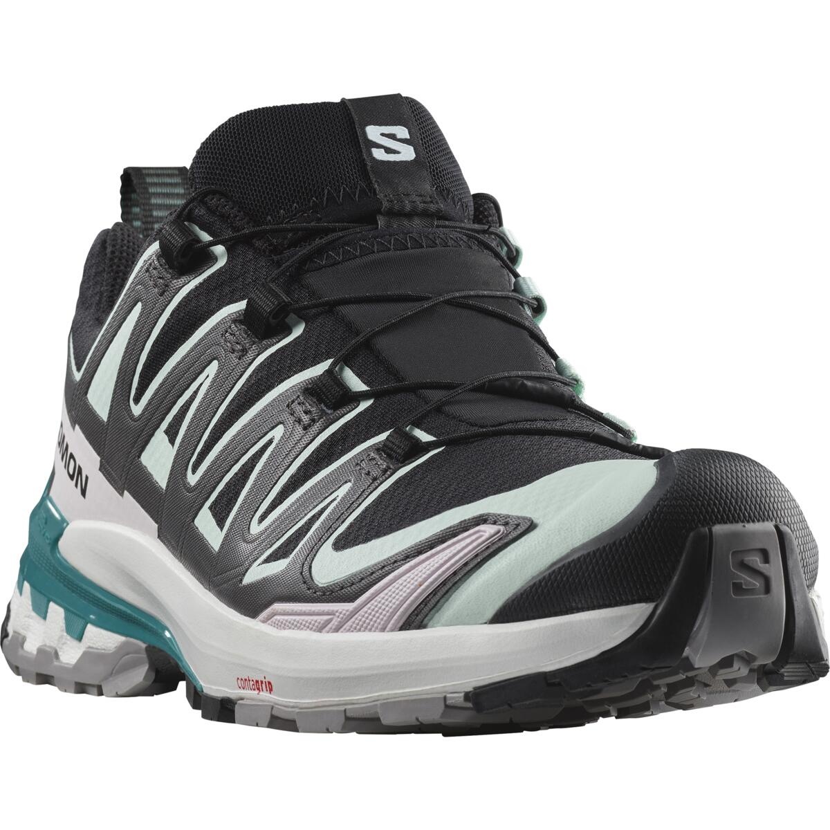 Salomon Xa Pro 3D V9 GTX EU 42, Black/Bleached Aqua/Harbor Blue Dámské boty