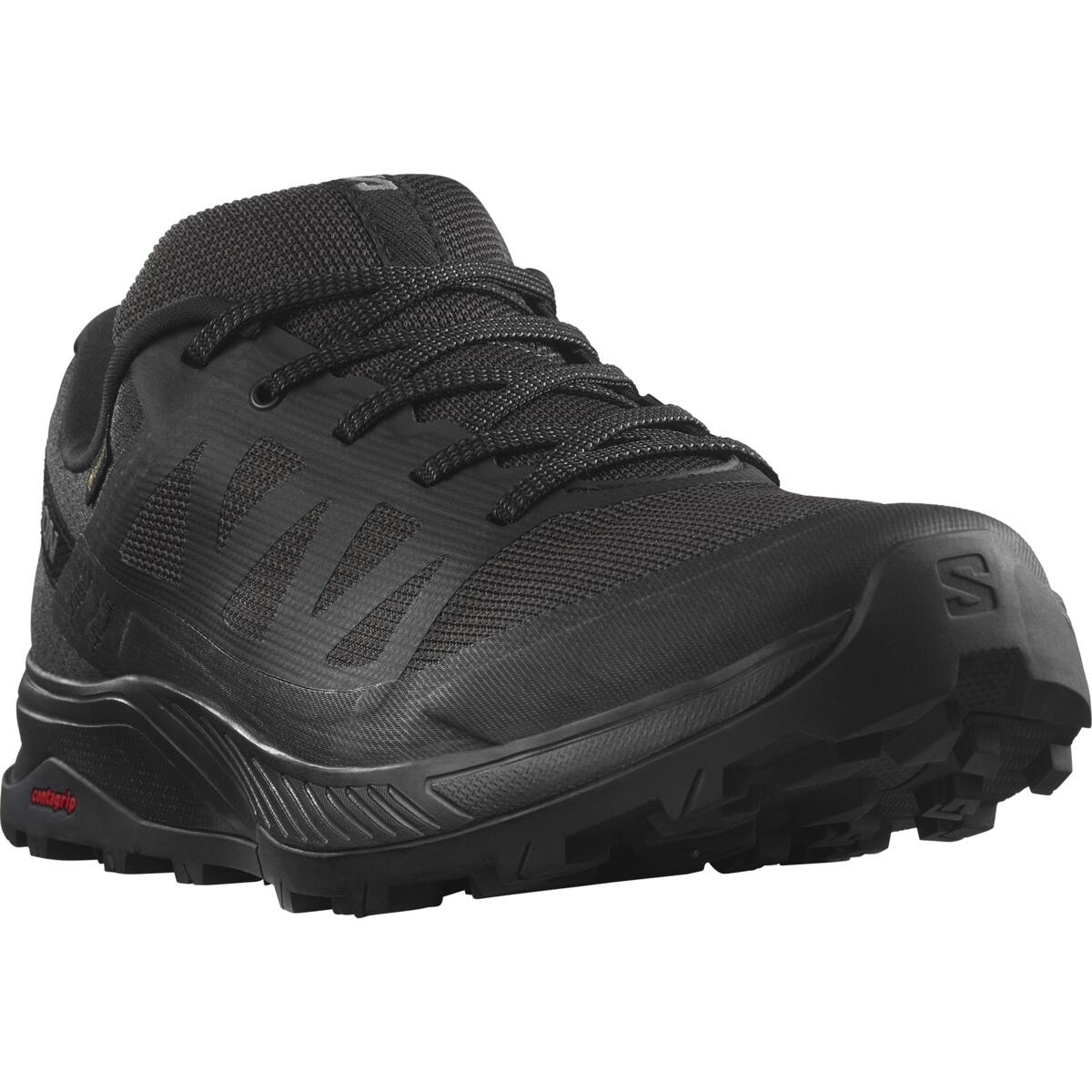 Levně Salomon OUTRISE GTX EU 47 ⅓, Black/Black/Phantom Pánské turistické boty