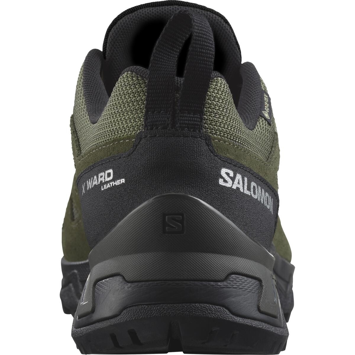 Salomon X Ward Leather GTX EU 42, Deep Lichen/Black/Olive Night Pánské boty