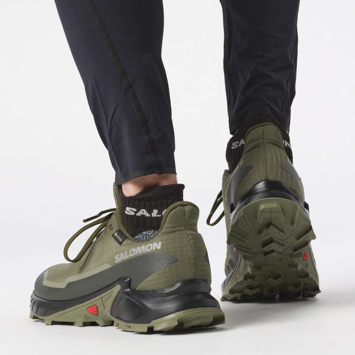 Salomon Alphacross 5 GTX EU 46, Olive Night/Black/Deep Lichen Green Pánské boty (obrázek 7)