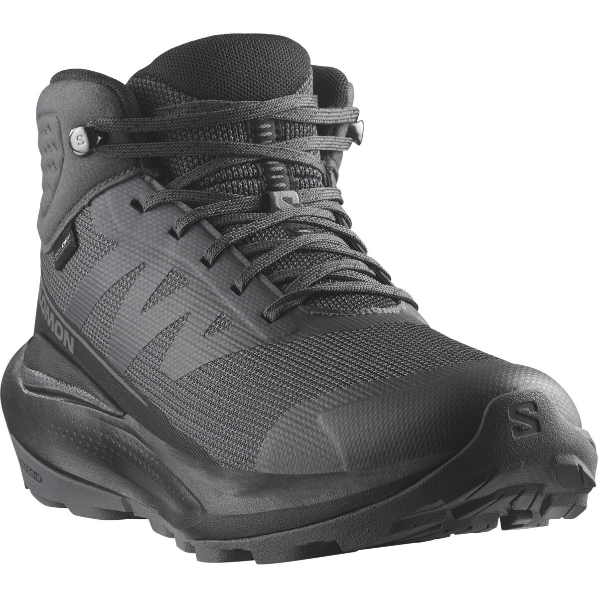 Salomon ELIXIR TOUR MID WP EU 39 ⅓, Asphalt/Black/Castlerock Dámské turistické boty