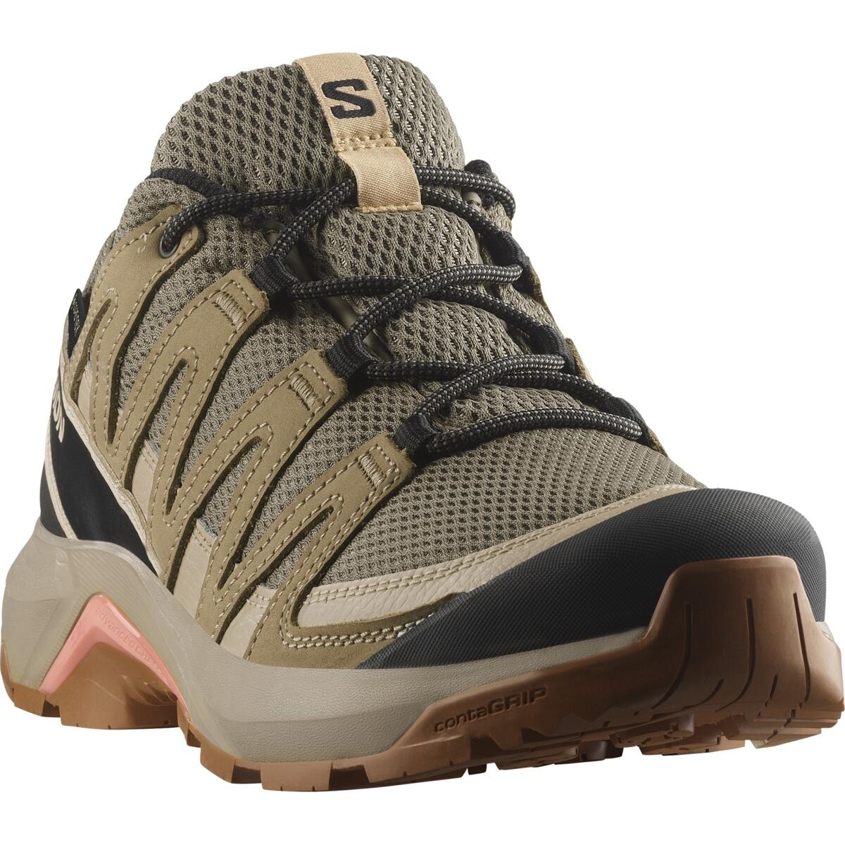Salomon X-ADVENTURE RECON GTX EU 40, Falcon/Desert Tan/Hyma Pink Dámské boty