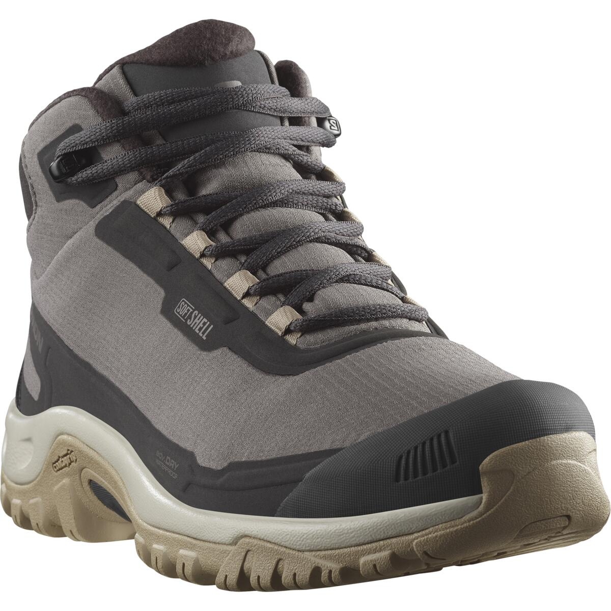 Salomon Shelter WP EU 38, Plum Kitten/Phantom/Desert Tan Dámské turistické boty