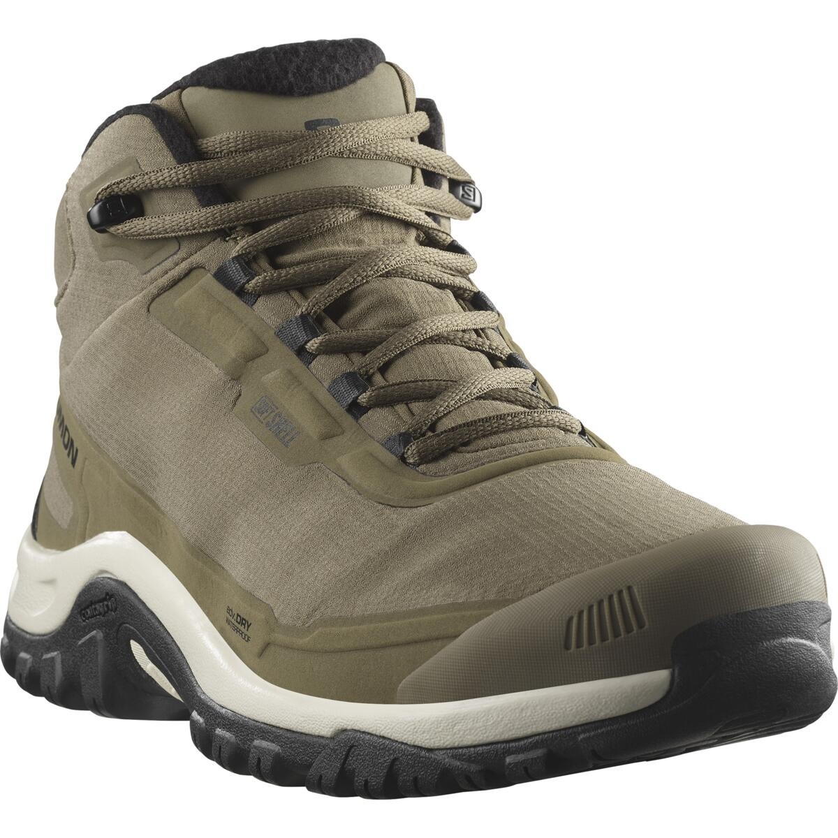 Salomon Shelter WP EU 46 ⅔, Stone Gray/Black/Rainy Day Pánské turistické boty