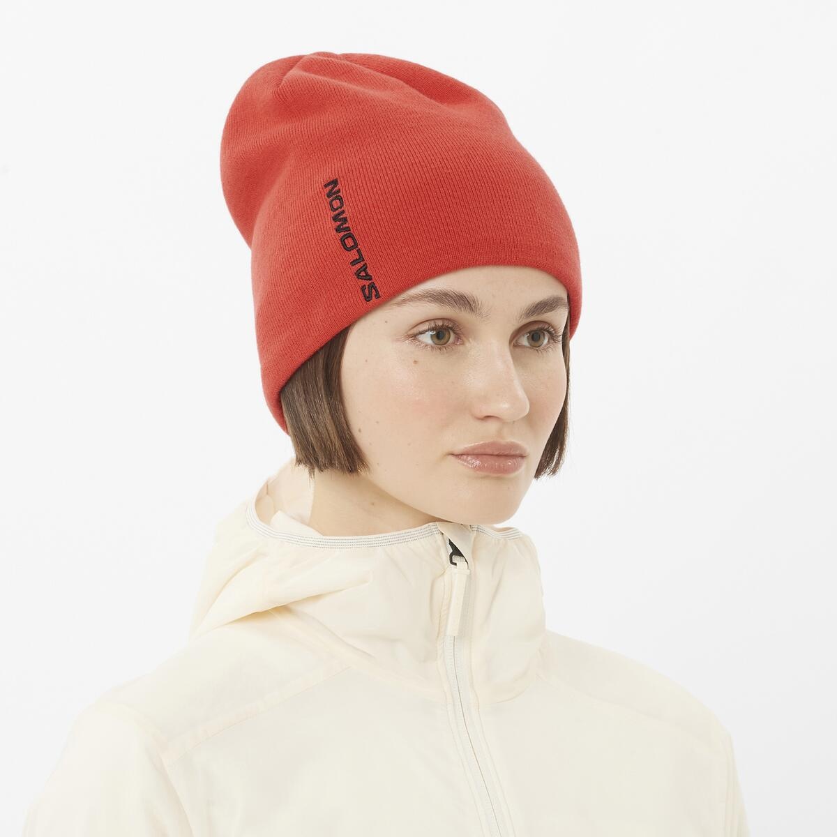 Salomon GRAPHIC BEANIE deep black Čepice (obrázek 9)