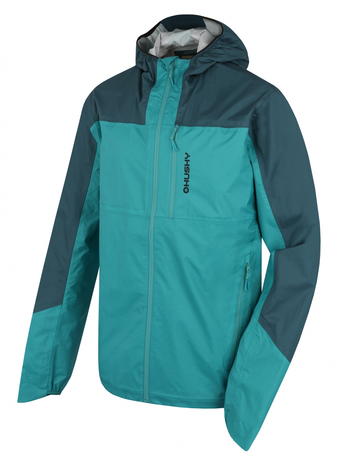 Husky Luma M L, turquoise Pánská ultralehká bunda