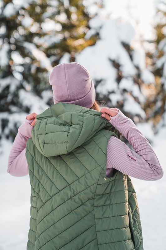 Husky Napi L XS, khaki Dámská hardshell vesta (obrázek 7)