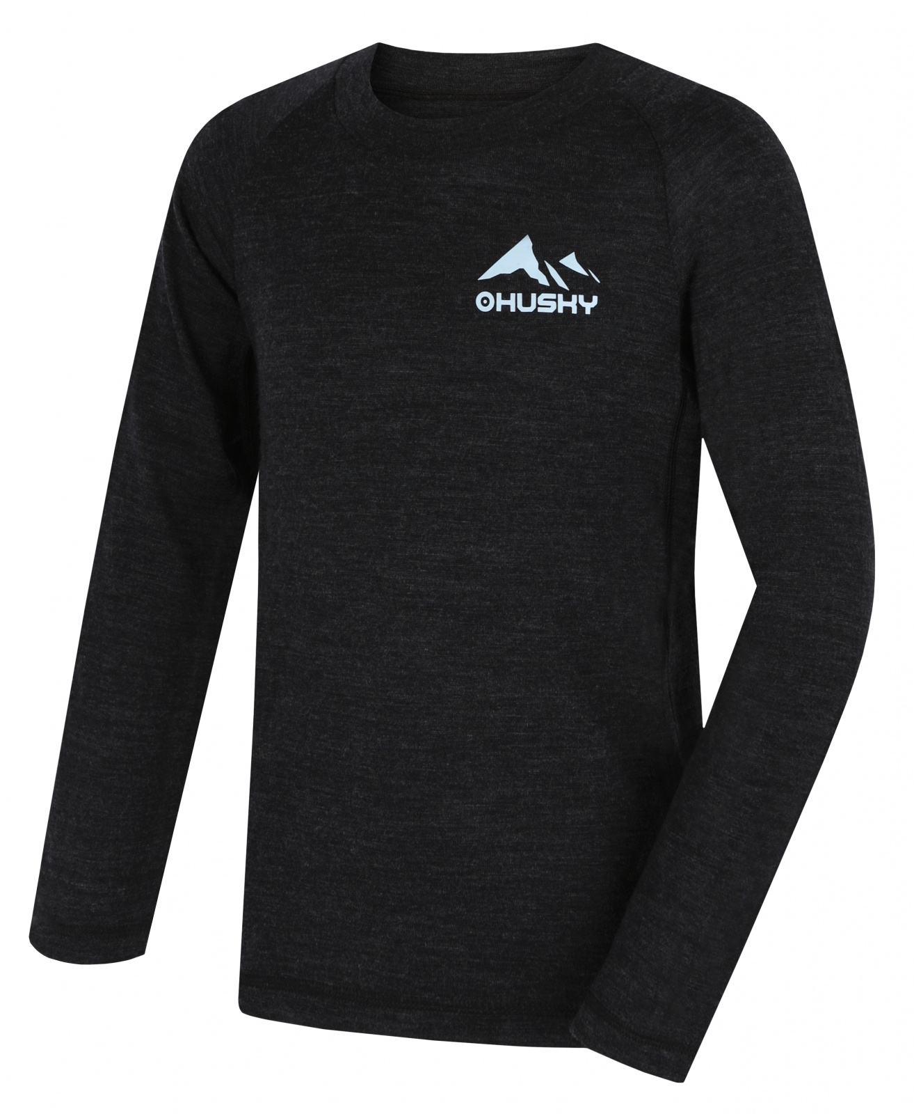 Husky Merbo K 122, black Dětské merino termoprádlo