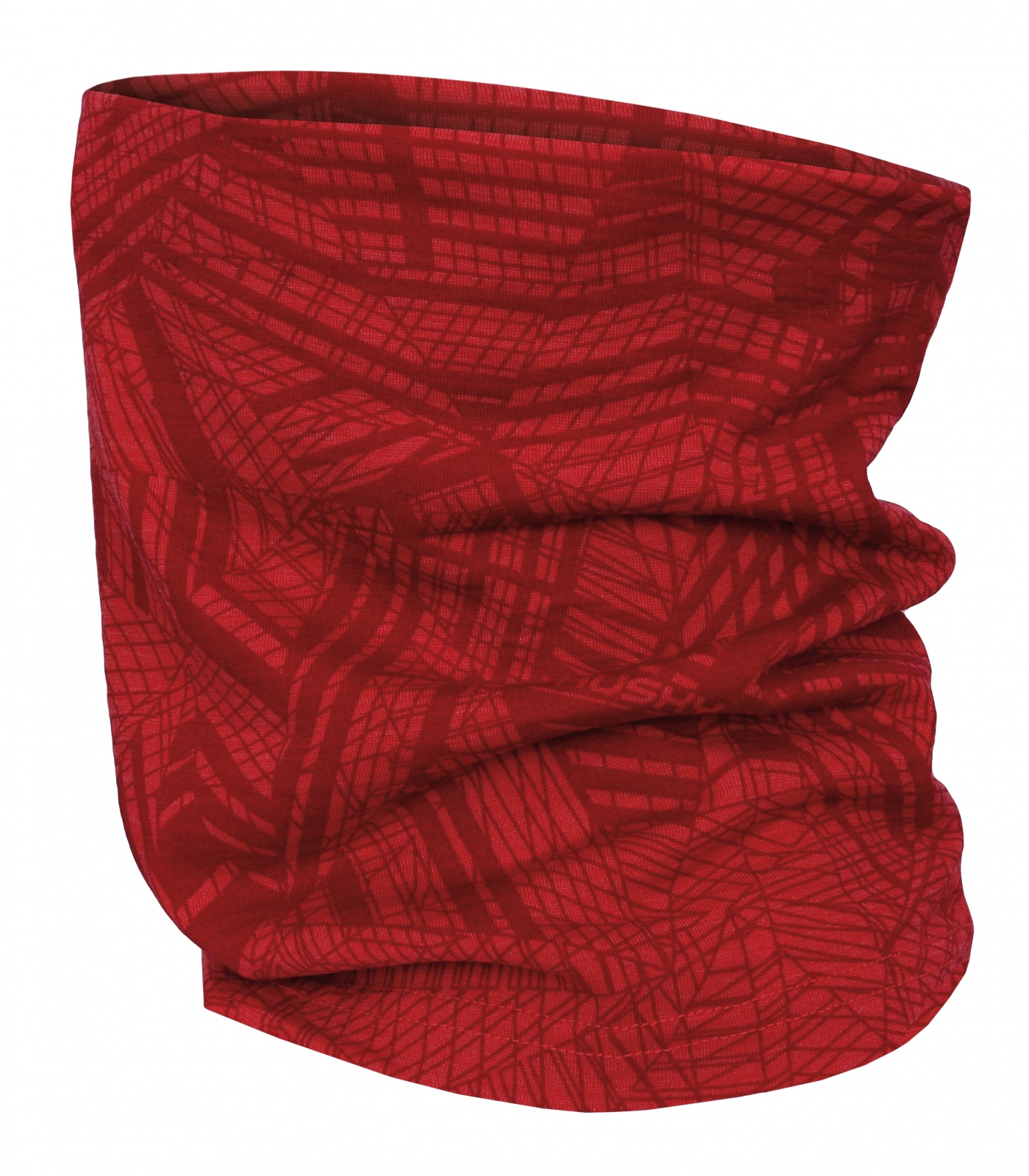 Husky Merbufe červená Multifunkční merino šátek