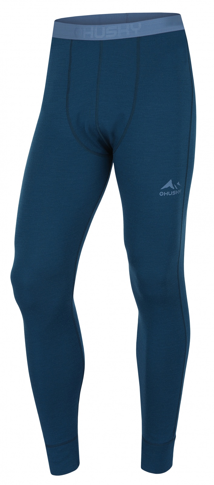 Husky Mercie M L, blue Merino termoprádlo kalhoty