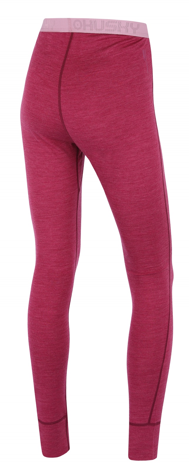 Husky Merea L S, faded bordo Merino termoprádlo kalhoty