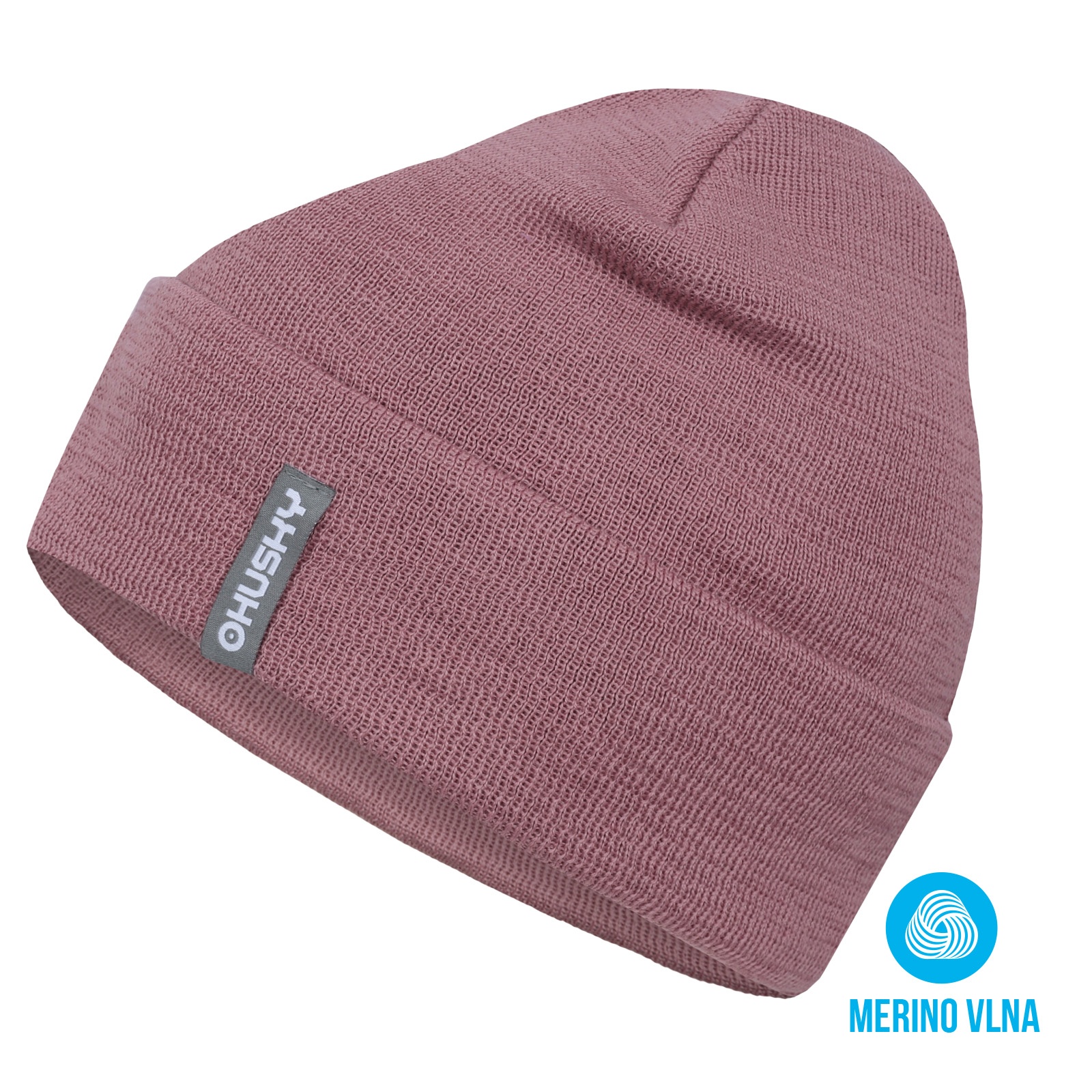 Husky Merhat 4 S-M, růžová Dámská merino čepice