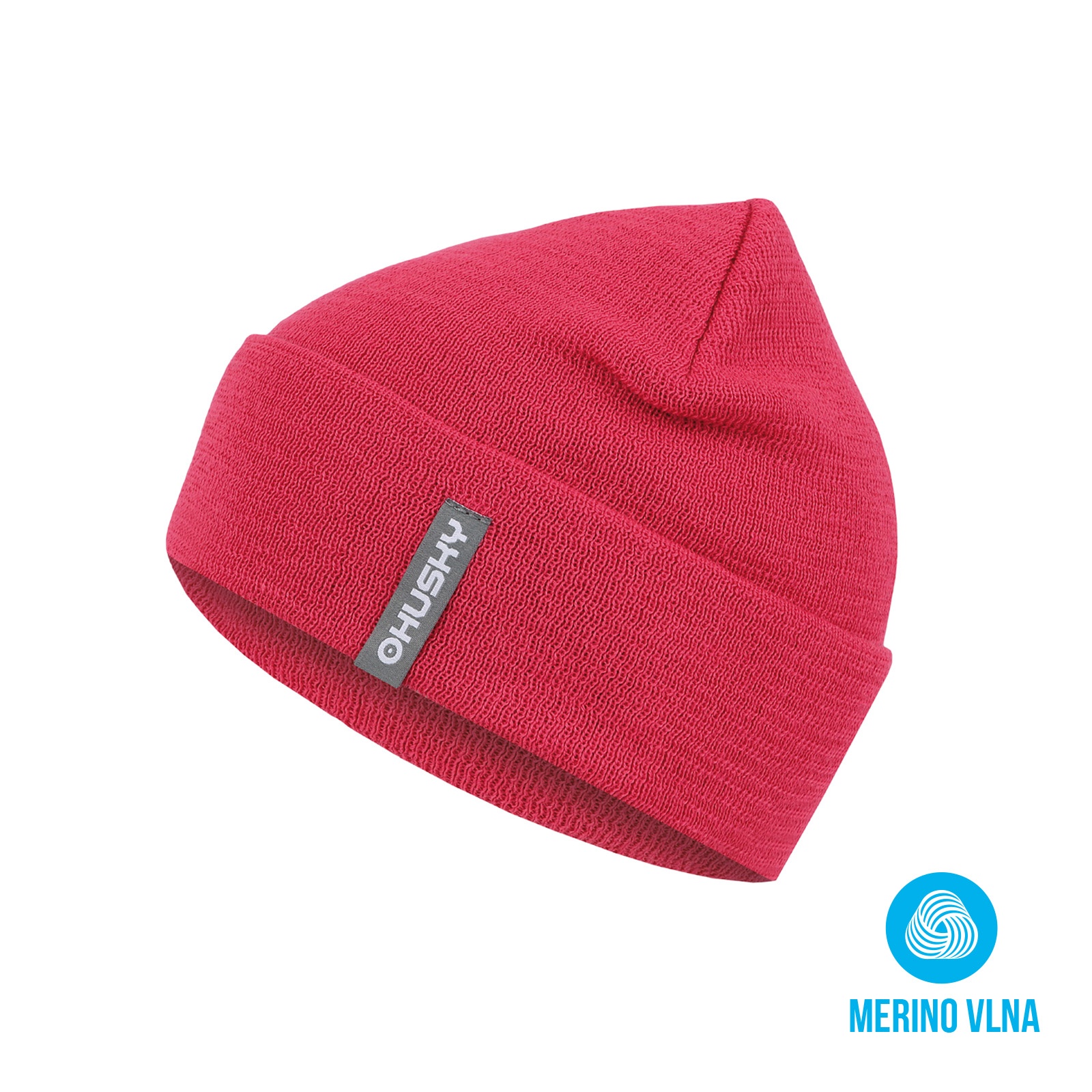 Levně Husky Merhat 6 XS, pink Dětská merino čepice