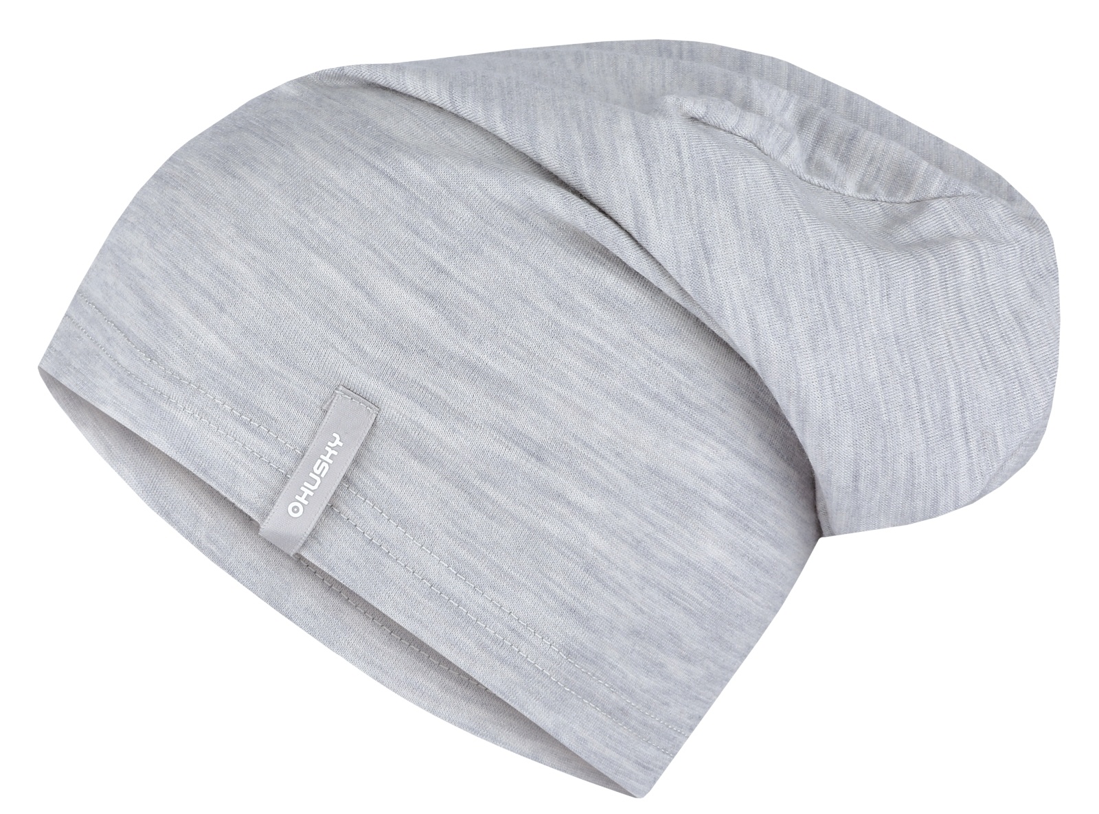 Levně Husky Merhat light grey Merino čepice