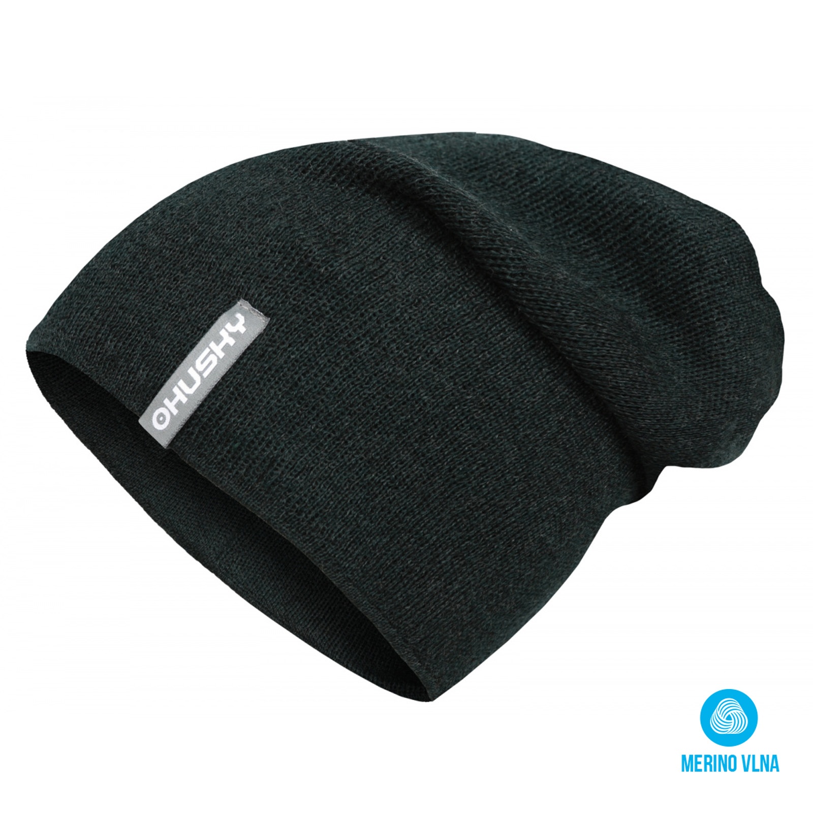Husky Merhat 2 L-XL, khaki melír Pánská merino čepice