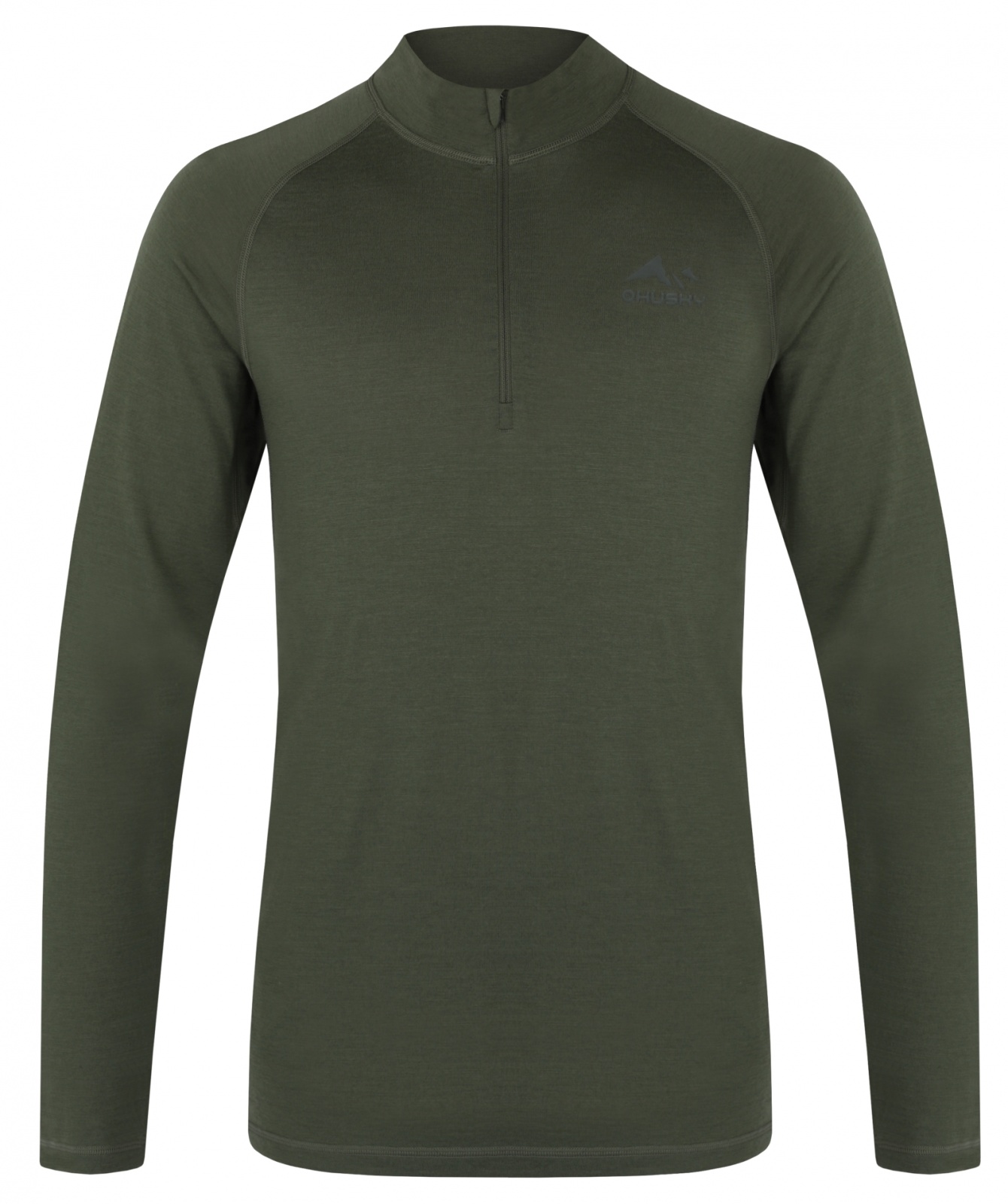 Husky Merow zip M M, blue Merino termoprádlo triko (obrázek 6)