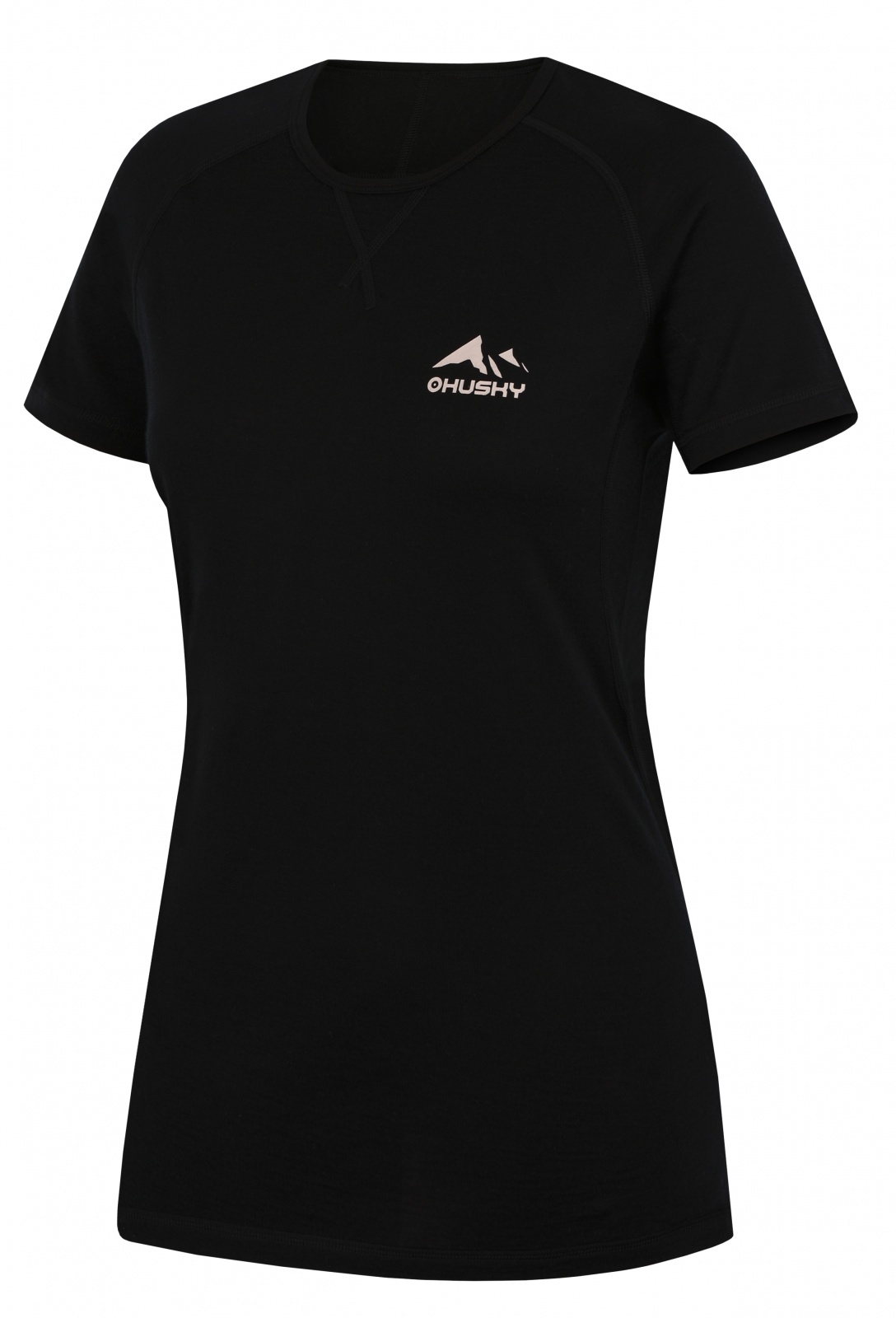 Husky Mersa L L, black Merino termoprádlo triko