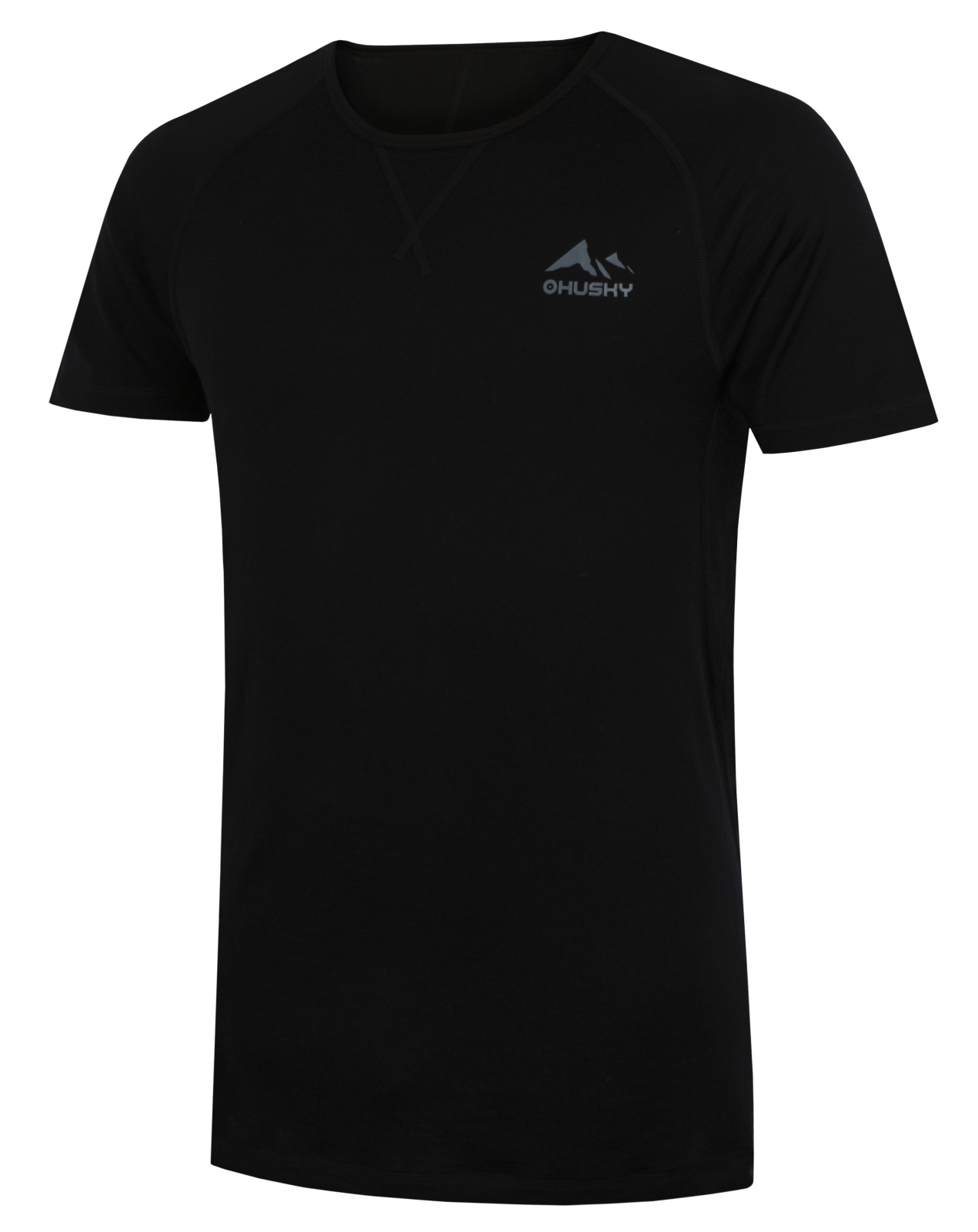 Husky Mersa M XXL, black Merino termoprádlo triko