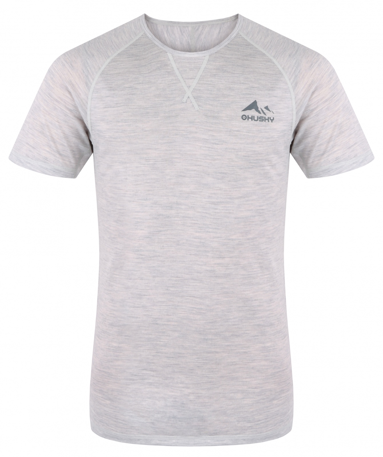 Husky Mersa M S, light grey Merino termoprádlo triko (obrázek 3)