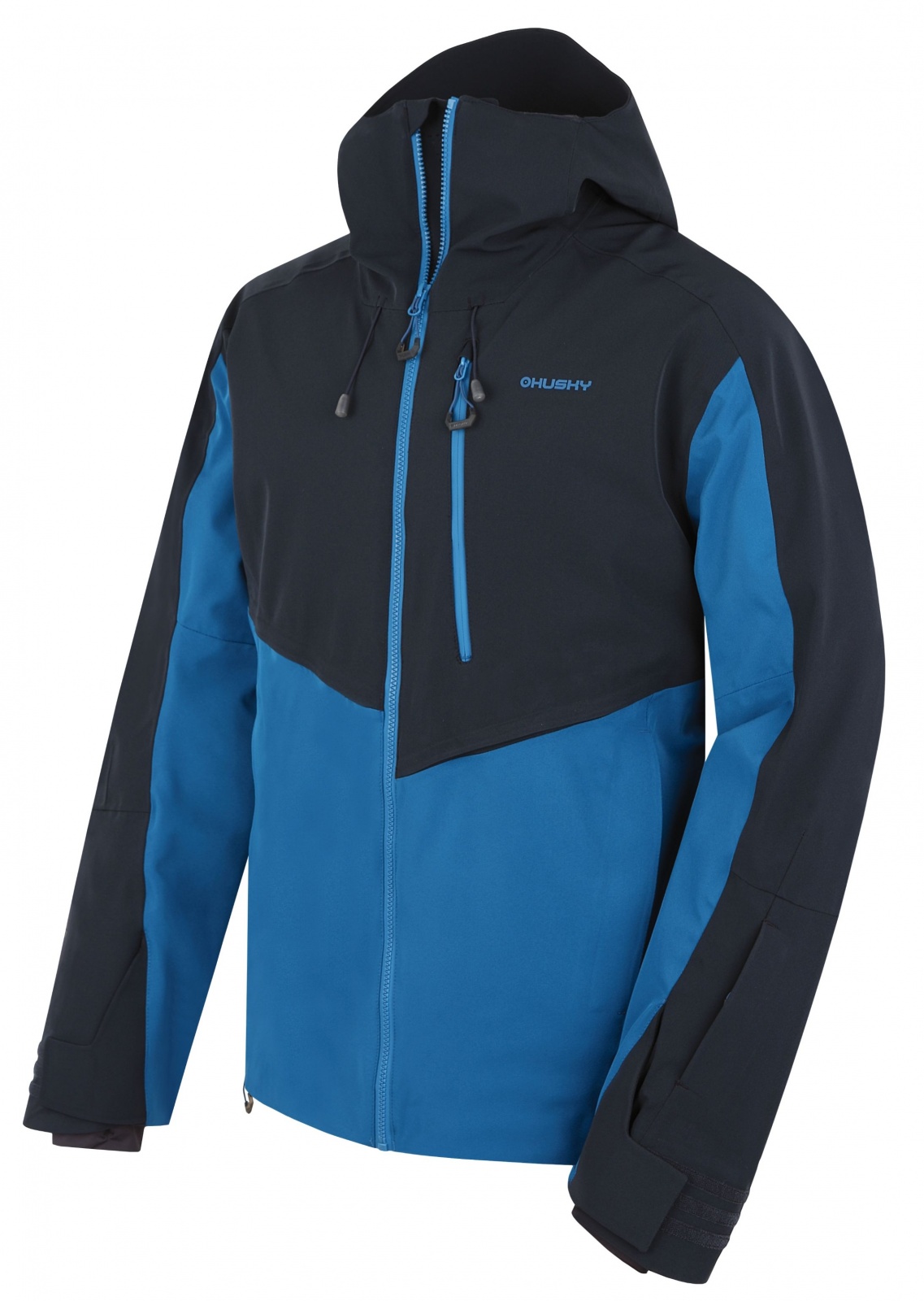 Husky Mistral M XL, black blue/blue Pánská lyžařská bunda