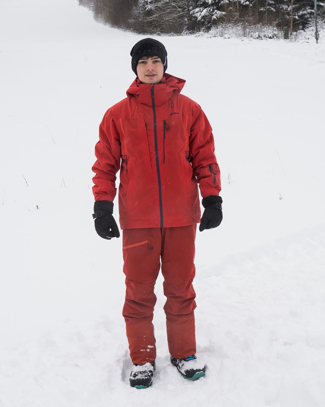 Husky Montry M M, red Pánská lyžařská bunda (obrázek 4)
