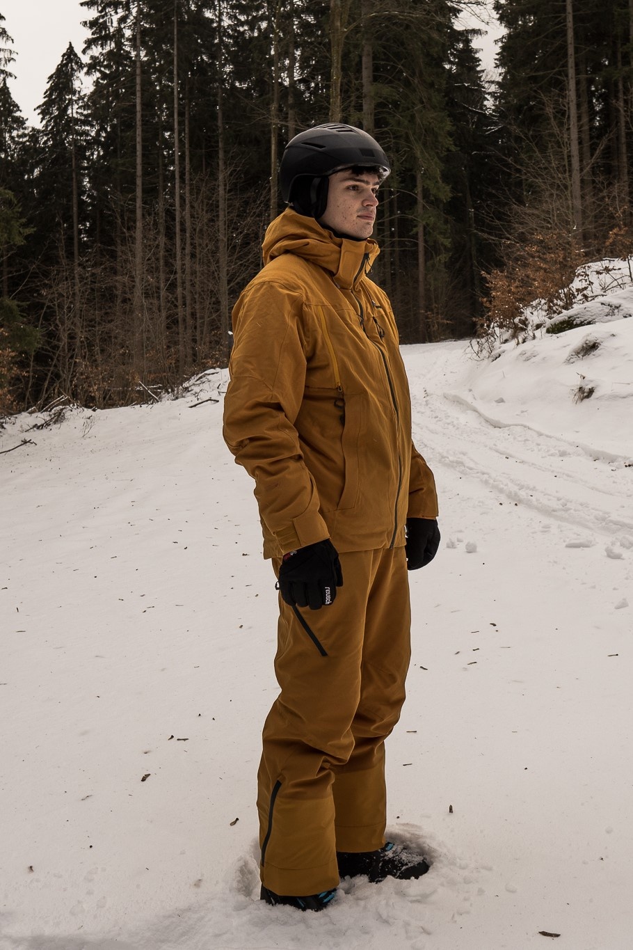 Husky Montry M M, mustard Pánská lyžařská bunda (obrázek 5)