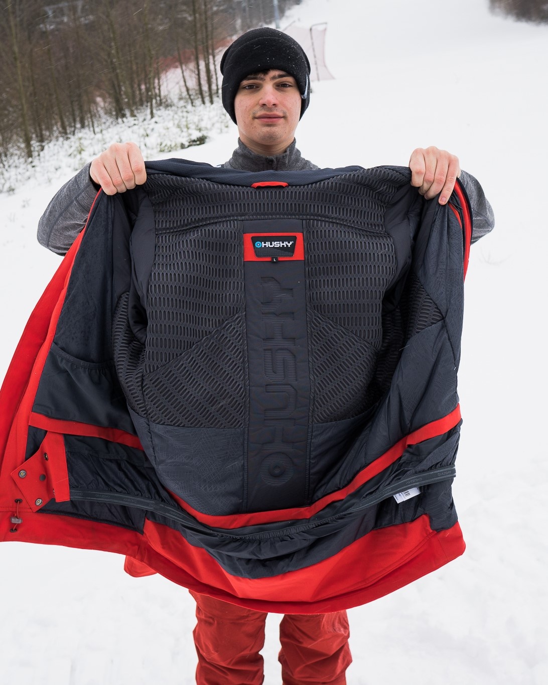 Husky Montry M M, red Pánská lyžařská bunda (obrázek 6)