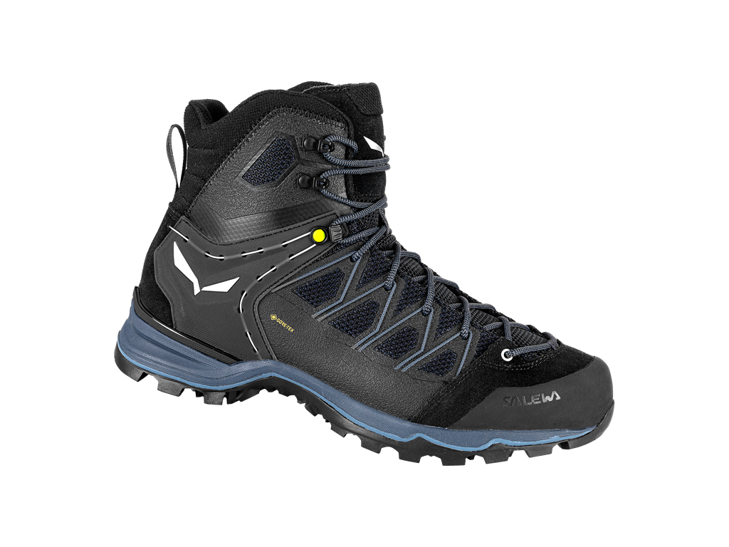 Levně Salewa Mtn lite trainer mid GTX EU 43, black/black Pánské boty