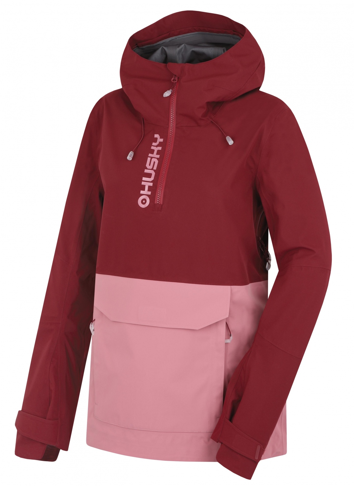 Husky Nabbi L XL, bordo/pink Dámská outdoor bunda