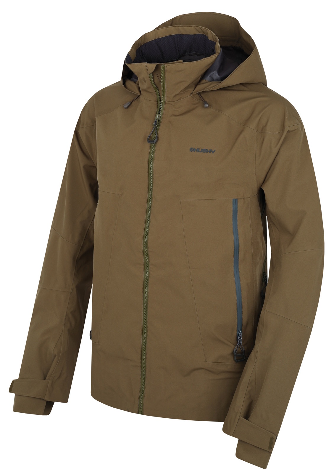 Husky Nakron M S, tm. khaki Pánská outdoor bunda