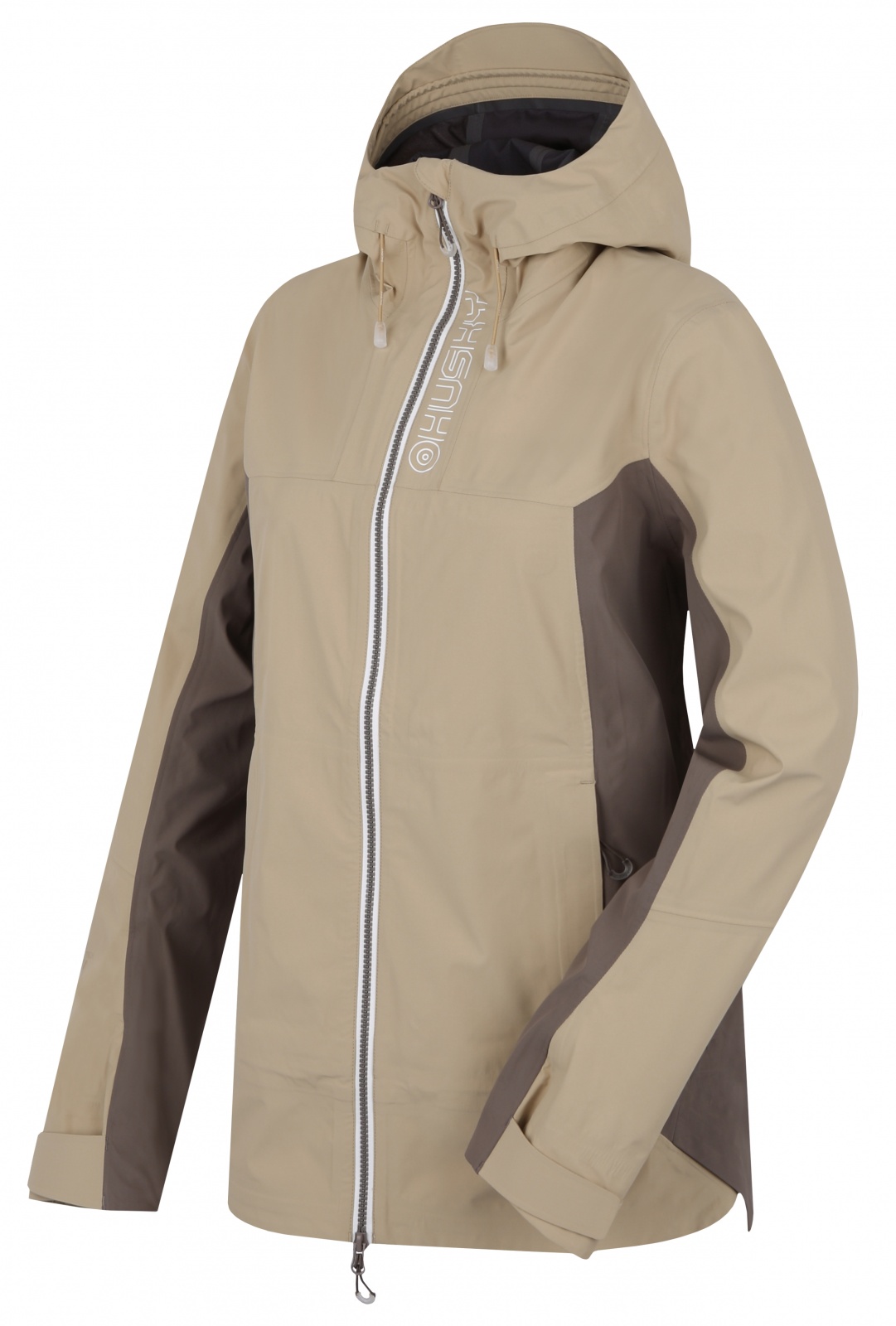 Husky Nanola L S, beige/grey Dámská outdoor bunda