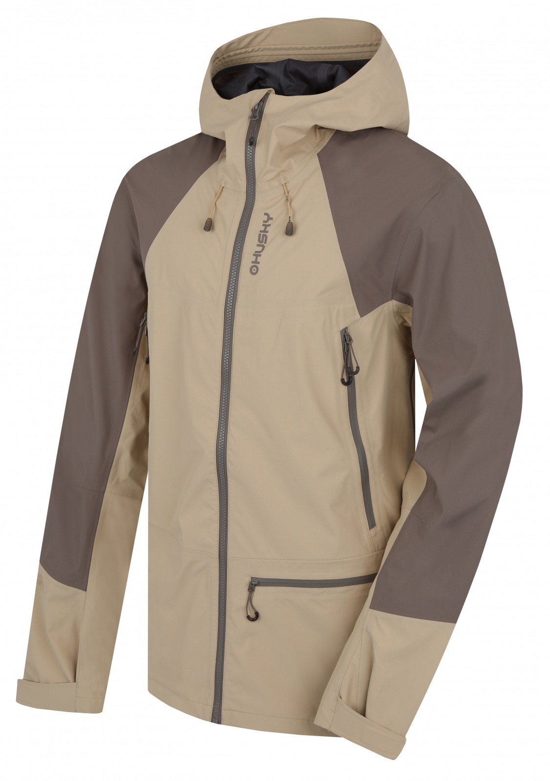 Husky Nanola M L, beige/grey Pánská hardshell bunda