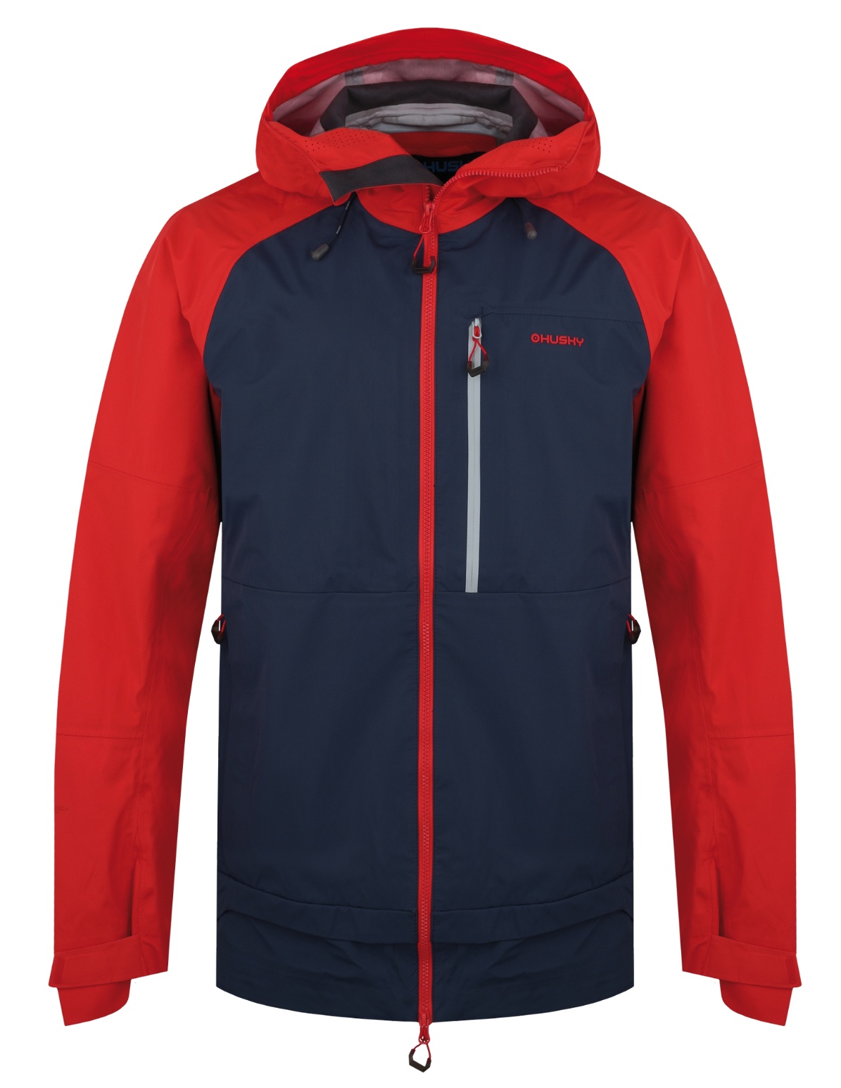Husky Nanook M M, red/dk. blue Pánská hardshell bunda (obrázek 3)